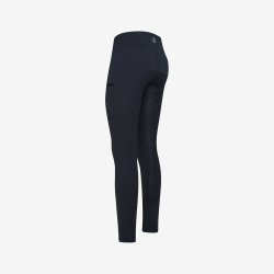 Ridetights med full grib fra IR med relex stribe "Shiny" Sort 