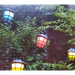 Have lanterner til ophng - 20 lamper med ledning og adapter 