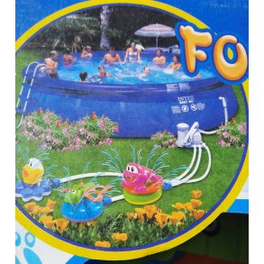 Sprinkler til haveslange udformet som dyr til leg for brn til +3