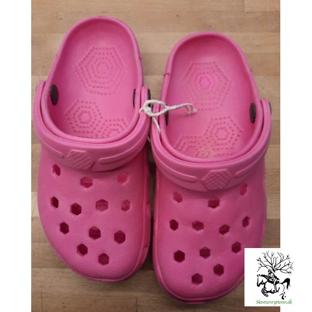 Clogs med bld bund " Bull Dozer"  pink eller sky bl