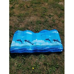 Solskrm  med alu bagside  130 x 60 cm 4 motiver at vlge imellem