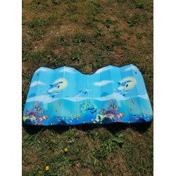 Solskrm  med alu bagside  130 x 60 cm 4 motiver at vlge imellem