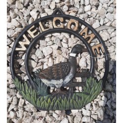 Velkommen ophng i smedejern med Hane eller And 