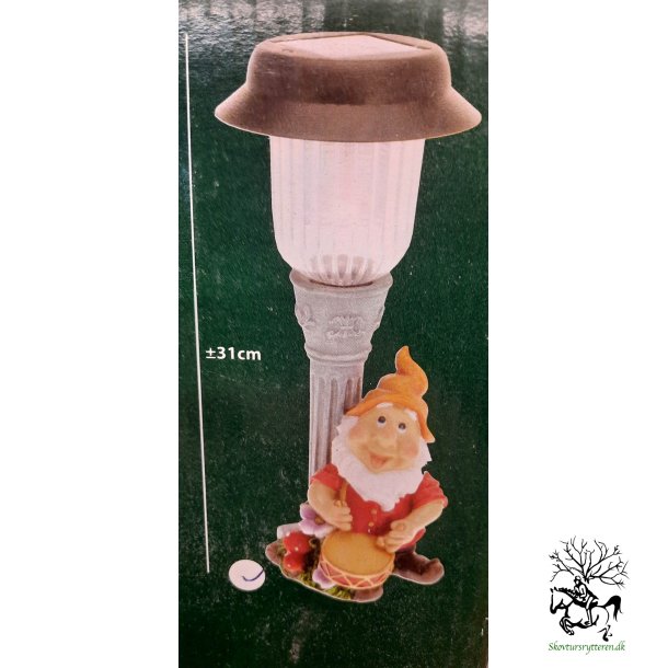 Solcellelamper med havenisser 31 cm hje - 3 modeller