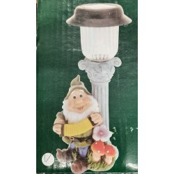 Solcellelamper med havenisser 31 cm hje - 3 modeller