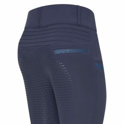 Ridetights fra IR med full silikone grib "Shiny Sparks" Navy bl