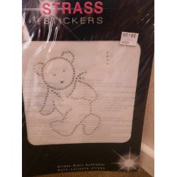 1 stk Stort strygemrker med nitter til tj m m flere forskellige motiver