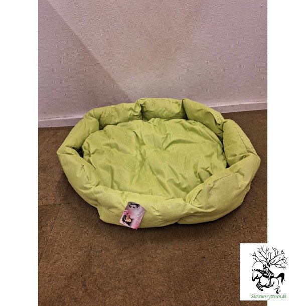 Hundeseng i kanvas i neon grn diam. 60 cm 