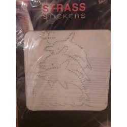 1 stk Stort strygemrker med nitter til tj m m flere forskellige motiver