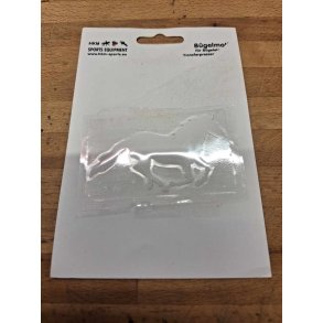 1 Stk. Strygemrker med lbende hest fes i flere farver