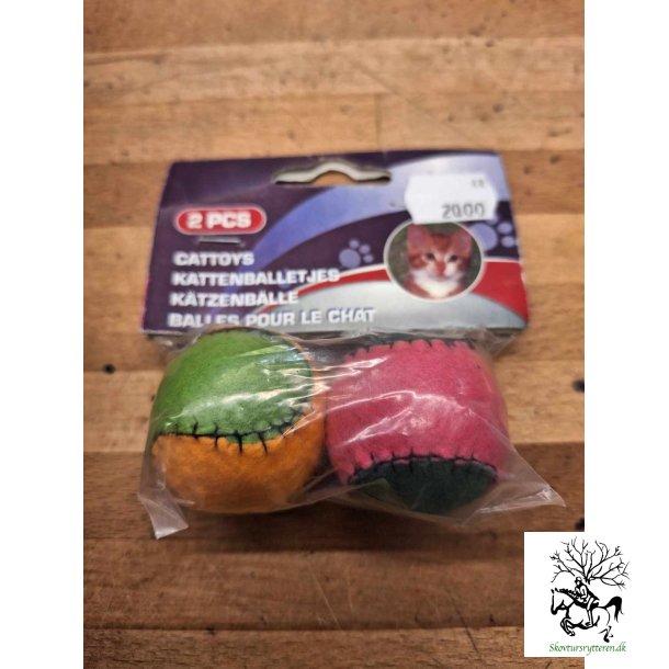 Bolde til katte pakke med 2 stk 