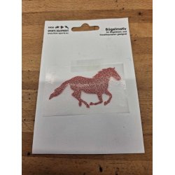 1 Stk. Strygemrker med lbende hest fes i flere farver