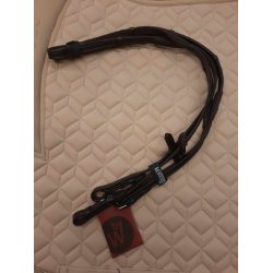 Tjle fra By weber i brun med lder yderside og indvvet grip p inderside.