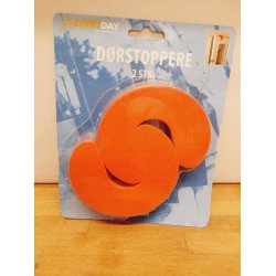 Drstoppere i skum 2 stk i enten rd eller rd/bl- undg klemte fingre
