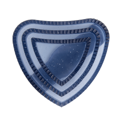 Gnubber udformet som hjerte med glimmer "LUCKY UNICORN" i pink.