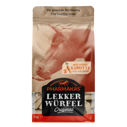 Godbid fra Pharmakas lekker med ble eller gulerod.