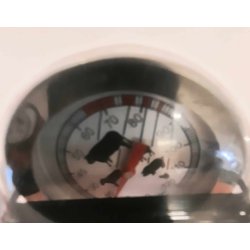 Stegetermometer med spyd med grader og dyr - max temp 240 grader