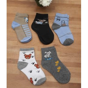 Brnestrmper 5 pk. str. 23-26