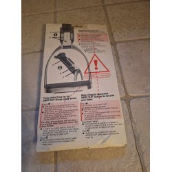 Sikkerhedslse til stigremme "Swiss clip"