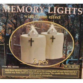 Mindelys 2 stk til R20 batterier