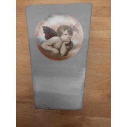 Juleurtepotte med engle 