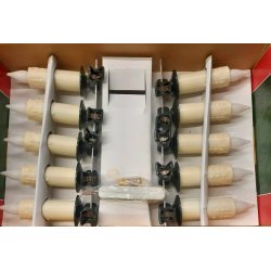 Juletrslys LED med fjernbetjening til udendrs eller indendrs -pakke med 10 stk 