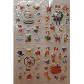 Julestickers til telefon , gaver m m 