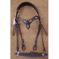  Trense Royal Exclusiv fra Hilbar til Islnder "FLORA" Sort 