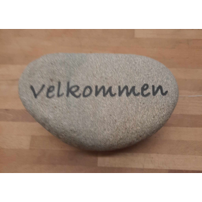 Velkommen sten - Natursten 