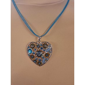 Hjerte Halskde fra Glamour Bl