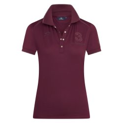 HV Polo Polo t-shirt med glimmer detalje "Farvouritas" bordeaux
