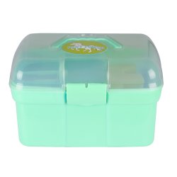 Striglekasse med indhold til brn/junior i friske farver