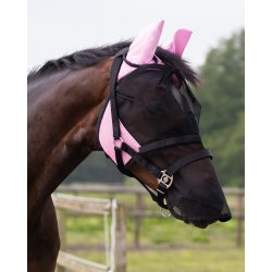 Fluemaske til med aftagelig nseklap - fra str. mini shetlnder