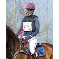 Nr. Holder til ryggen og foran, til Trec og Distance ryttere