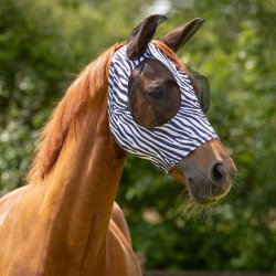  Fluemaske fra QHP  til at tr�kke over hovedet eller ride med - shet til X-full