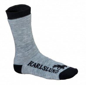 Uldsokker i gr fra  Karlslund  str 36-42 one size 