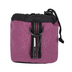 Trningspose til godbidder fra QHP Large lilla 