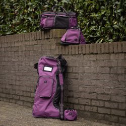 Trningspose til godbidder fra QHP Large lilla 