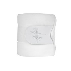 Bandager i fleece fra Fair Play "CRUX" Hvid 3M