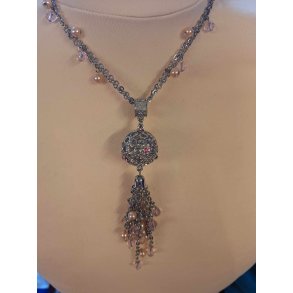 Halskde fra Glamour Pink