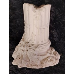 Gips sjle til 1 fyrfadslys.