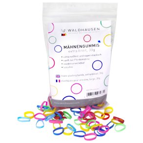 Manelastikker  ekstra brede  og lange i multifarvede fra Waldhausen 