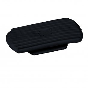 Stigbjlepads i gummi til S-bjler fra Waldhausen - hvid 