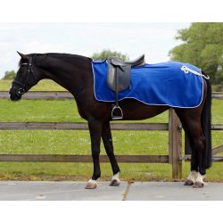 Skridtdkken i  fleece med ornament i slv og front lukning