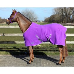 Fleece dkken i friske farver med kryds gjord fra QHP 