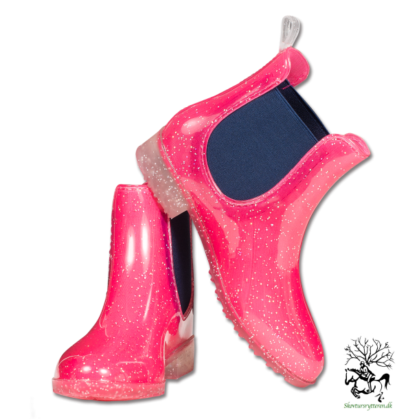 Ridestvler  / Staldstvle med Glitter  i PVC til fritid , stald "Sparkle" fra ELT