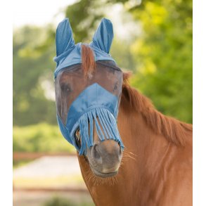Fluemaske med rer og frynser med UV filter, ekstra bld foring og finmasket 
