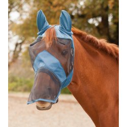 Fluemaske med rer og nseklap og UV filter, ekstra bld foring og finmasket "Premium"