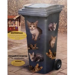 Skraldespands dekoration flere motiver