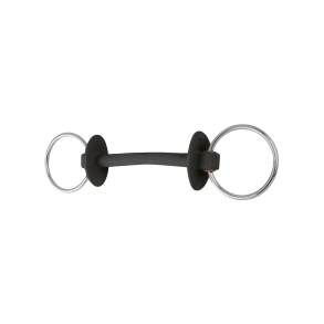 Beris gummibid  PRIME, ring 6 cm - anatomisk korrekt til heste der foretrkker et mobilt bid - 12 cm